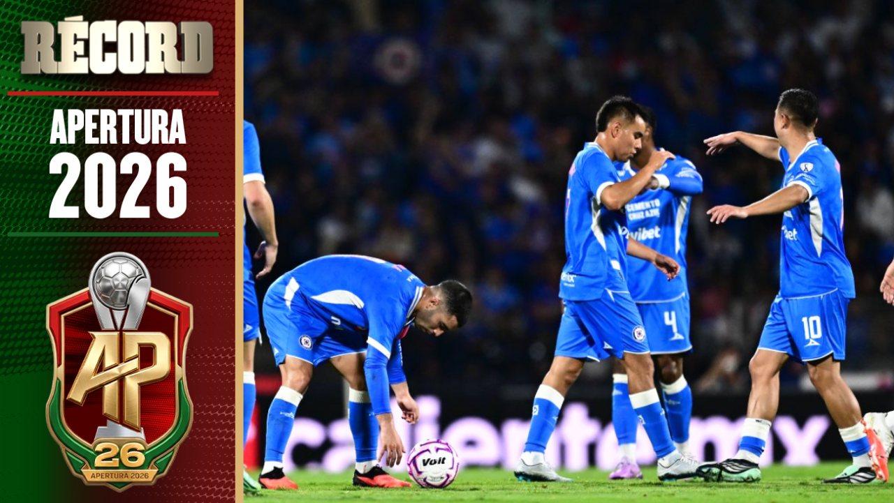 Cruz Azul, Tigres y Puebla en riesgo de incumplir la Regla de Menores. Imagen difundida por Récord.