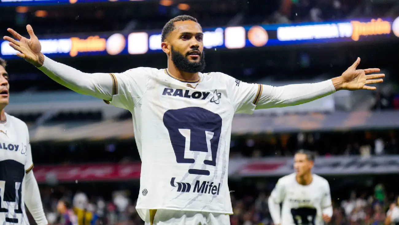 Juninho marca ante Puebla y llega a nueve goles con Pumas en el Apertura