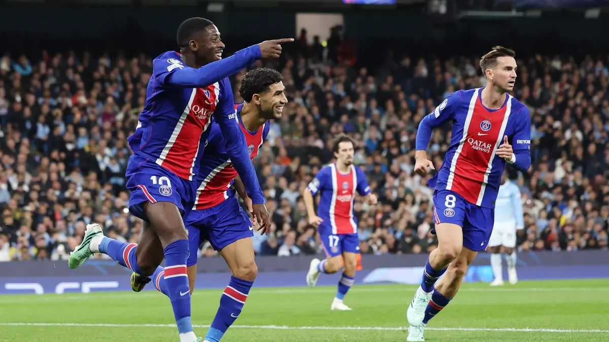 PSG de Luis Enrique vence al Manchester City con un contundente 2-4 en Champions