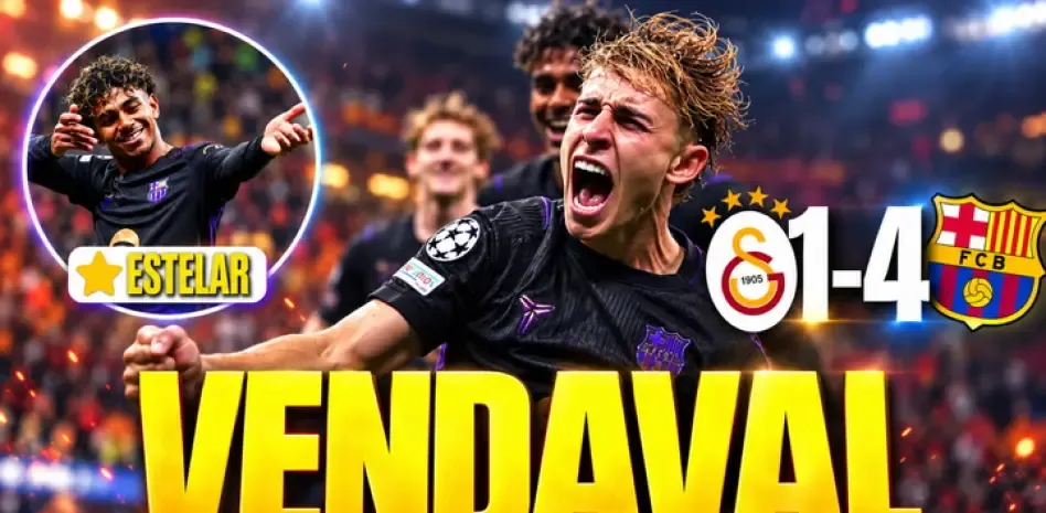 Barcelona remonta en Estambul con Lamine Yamal como figura clave ante Galatasaray