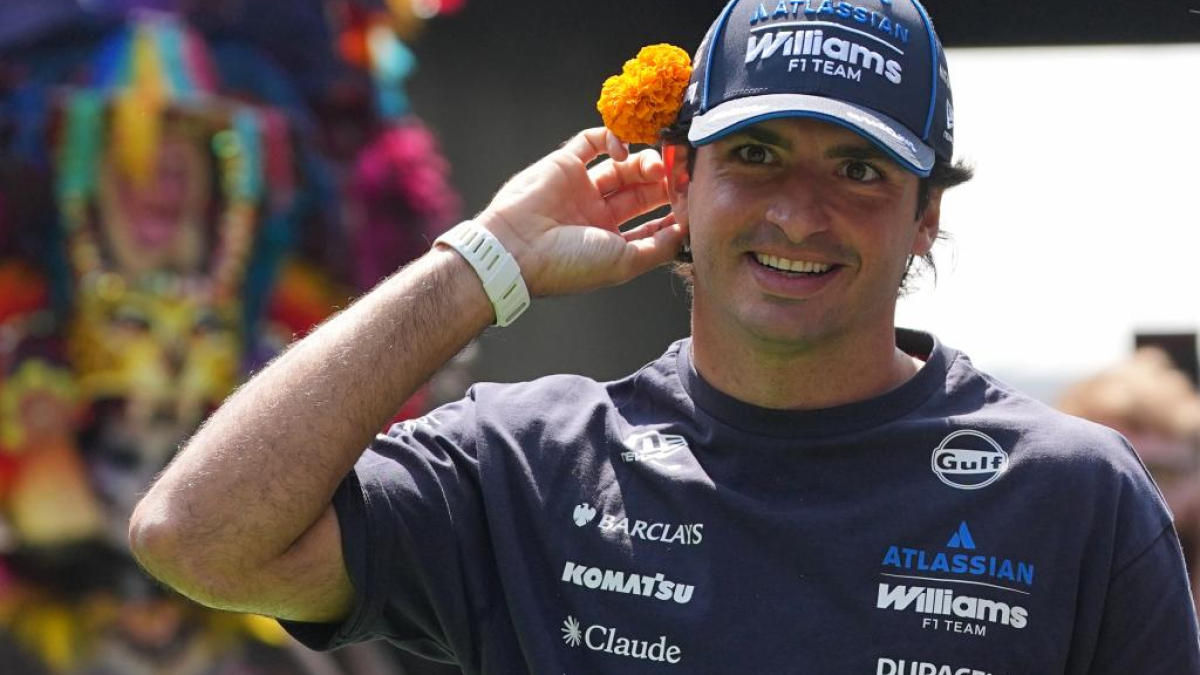 Carlos Sainz contempla correr en Fórmula 1 después de los 40 años al estilo de Alonso y Pérez. Imagen difundida por Marca.