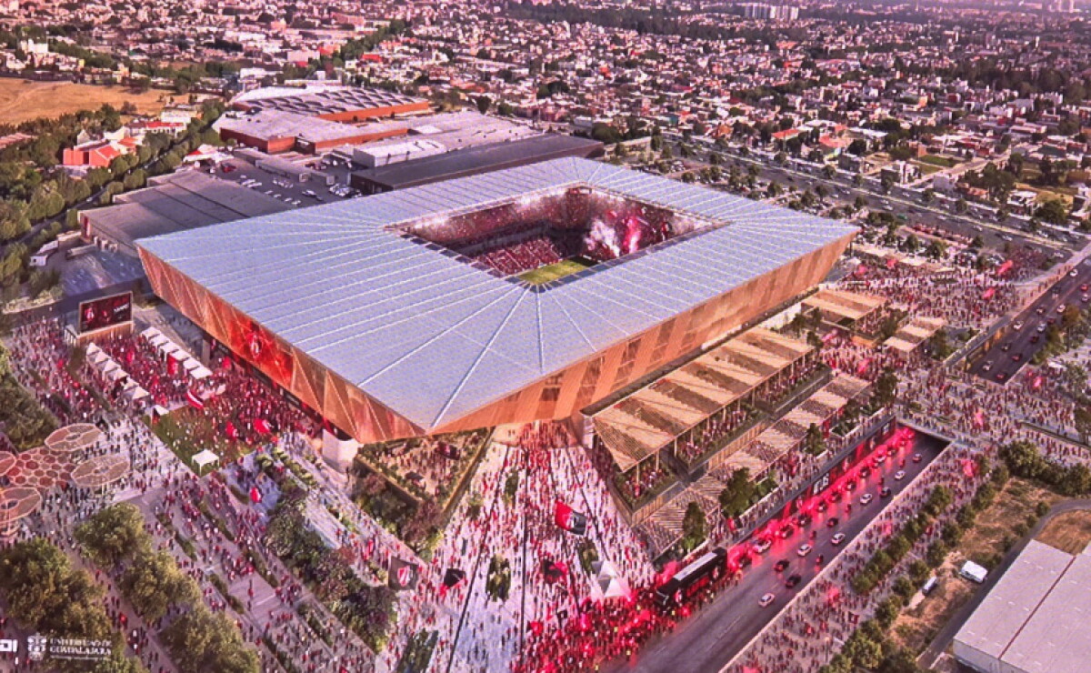 Jalisco construirá nuevo estadio multiusos para Atlas y Leones Negros, superando recintos Premier League