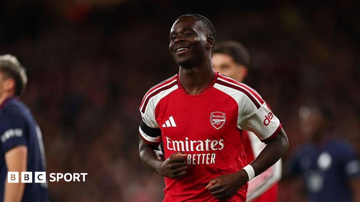 Bukayo Saka responde a las expectativas de Arteta con actuación clave en Champions