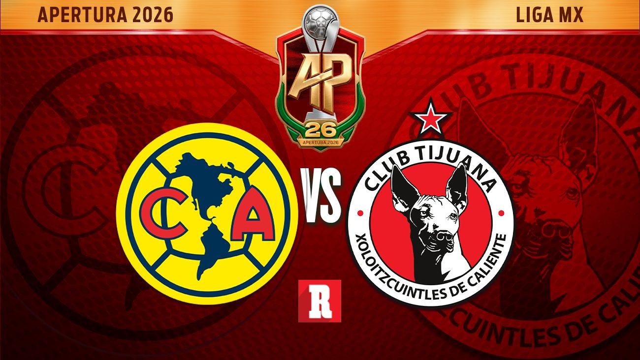 América expone el liderato del Apertura 2026 frente a Tijuana en duelo reprogramado