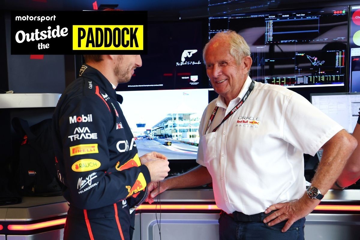 Helmut Marko incursiona como inversionista en una firma de inteligencia artificial. Imagen difundida por Motorsport.